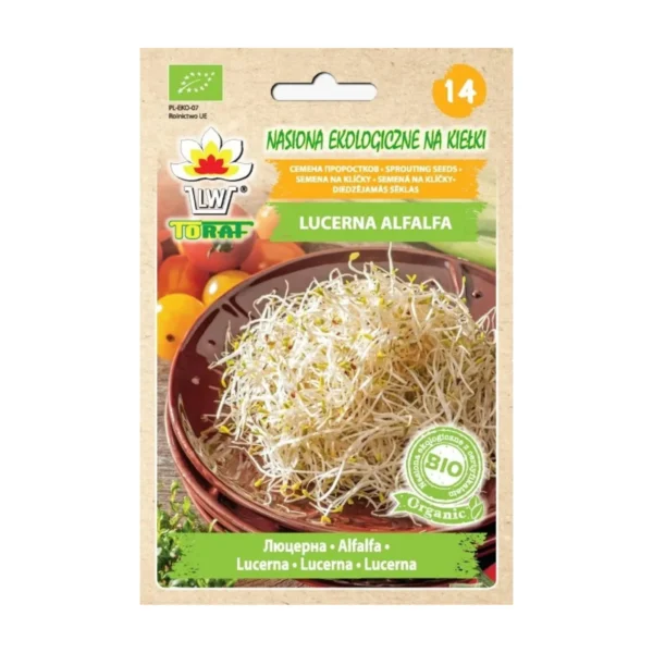 Vojtěška (Alfalfa) – BIO semínka na klíčení 20g