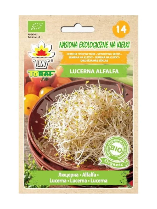 Vojtěška (Alfalfa) – BIO semínka na klíčení 20g Vojtěška (Alfalfa) – BIO semínka na klíčení 20g