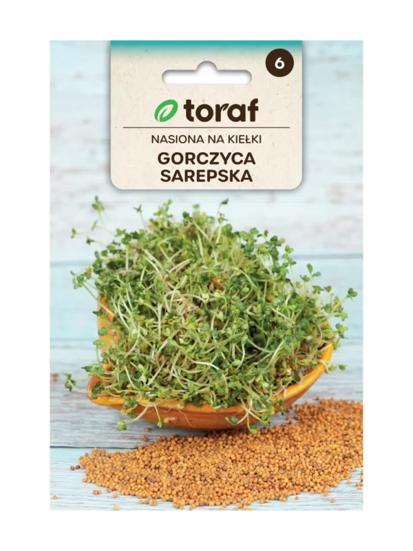 Hořčice Sarepská (hnědá) - semínka na klíčení 30g Hořčice Sarepská (hnědá) - semínka na klíčení 30g