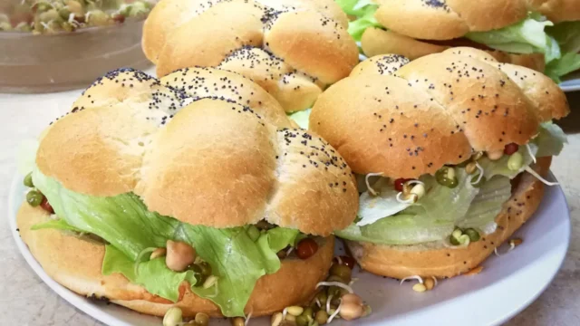 houskové burgery s klíčky čínské směsi